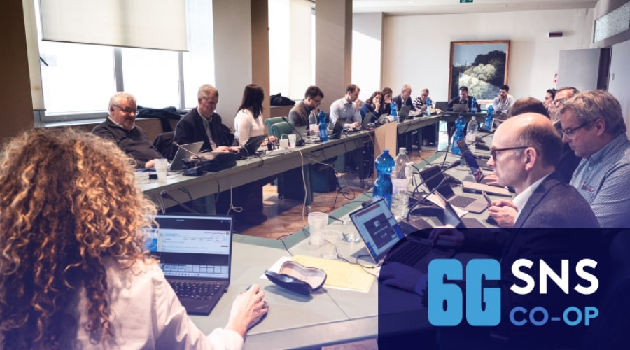 SNS CO-Op kick-off image with people discussing