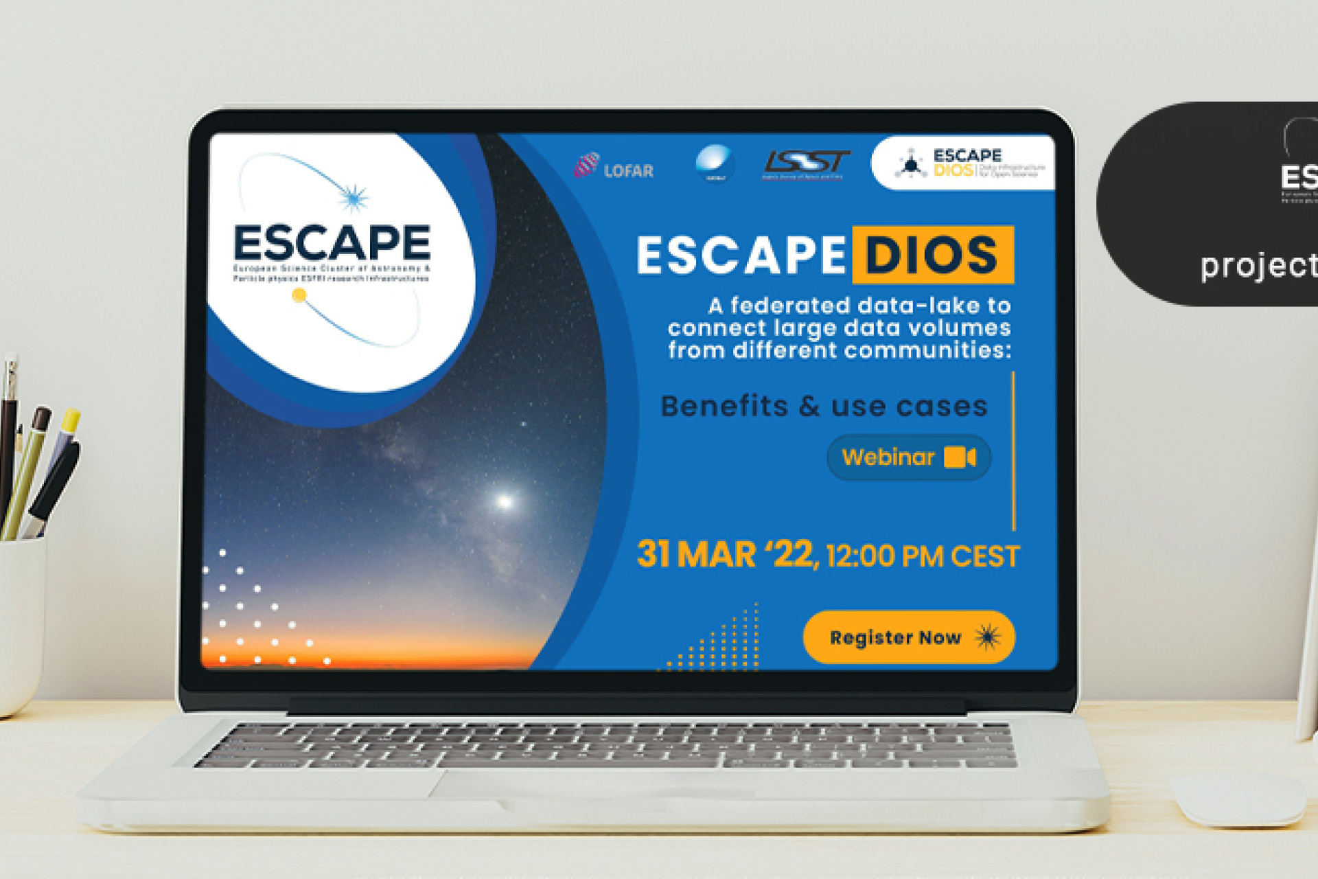 Webinar: ESCAPE DIOS | A federated data-lake to connect large data volumes from different communities - benefits &amp; use cases
