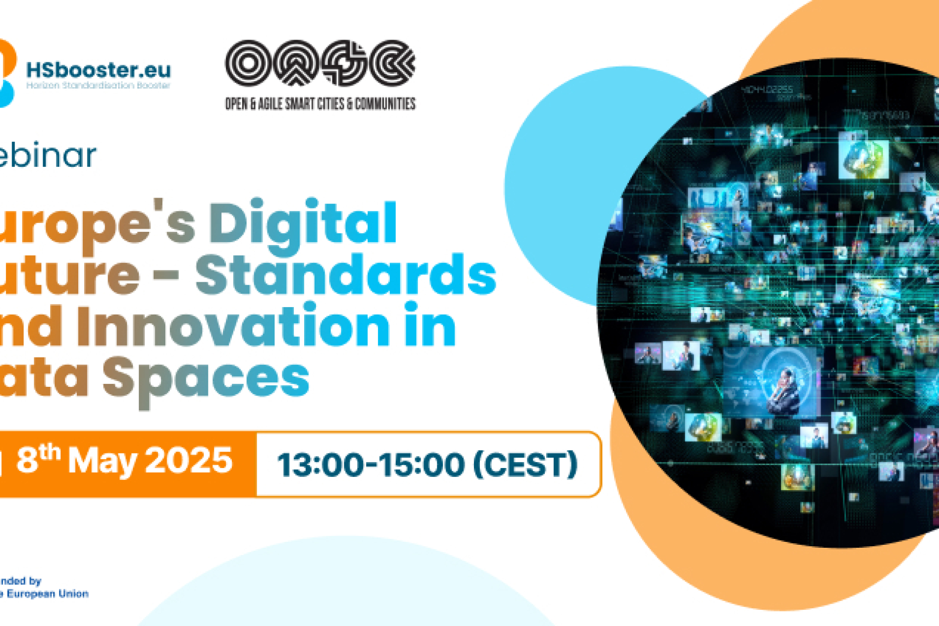 HSbooster.eu Webinar: Standards and Innovation in Data Spaces - 8th of May 2025 from 13.00 to 15.00